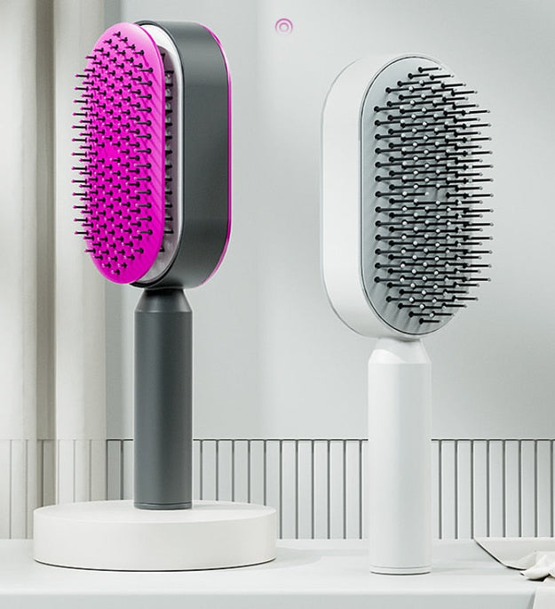 Self Cleaning Anti-Static Hair Brush