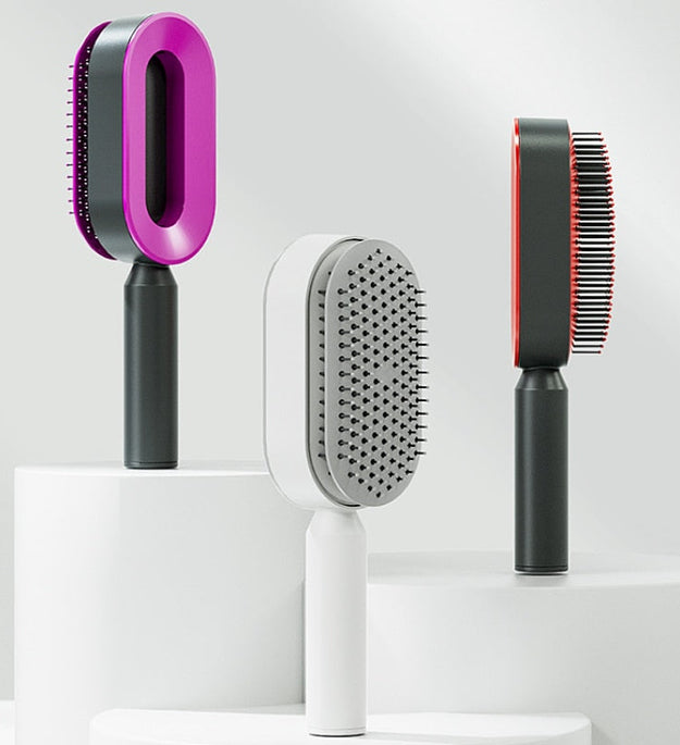 Self Cleaning Anti-Static Hair Brush