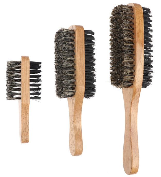 Men Boar Bristle Beard Brush